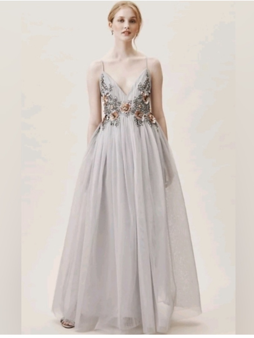 BHLDN x ANTHROPOLOGIE NYMPH DRESS NWT Size 16 Gorgeous Ephemeral Gown!